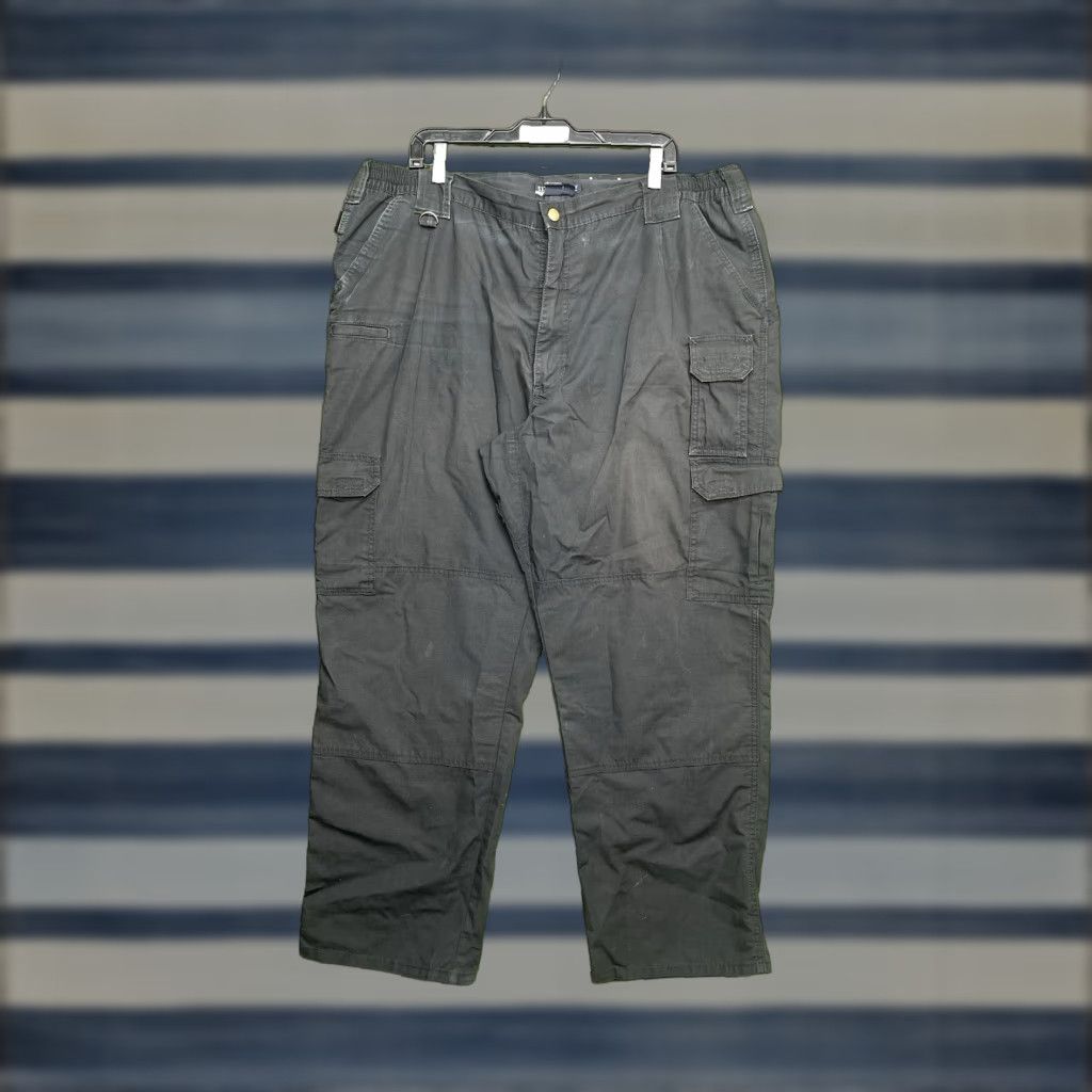 Vintage 5.11 Tactical Pants Mens 40x30 Black Cargo Straight Ripstop Utility Workwear Size US 40 / EU 56 - 1 Thumbnail