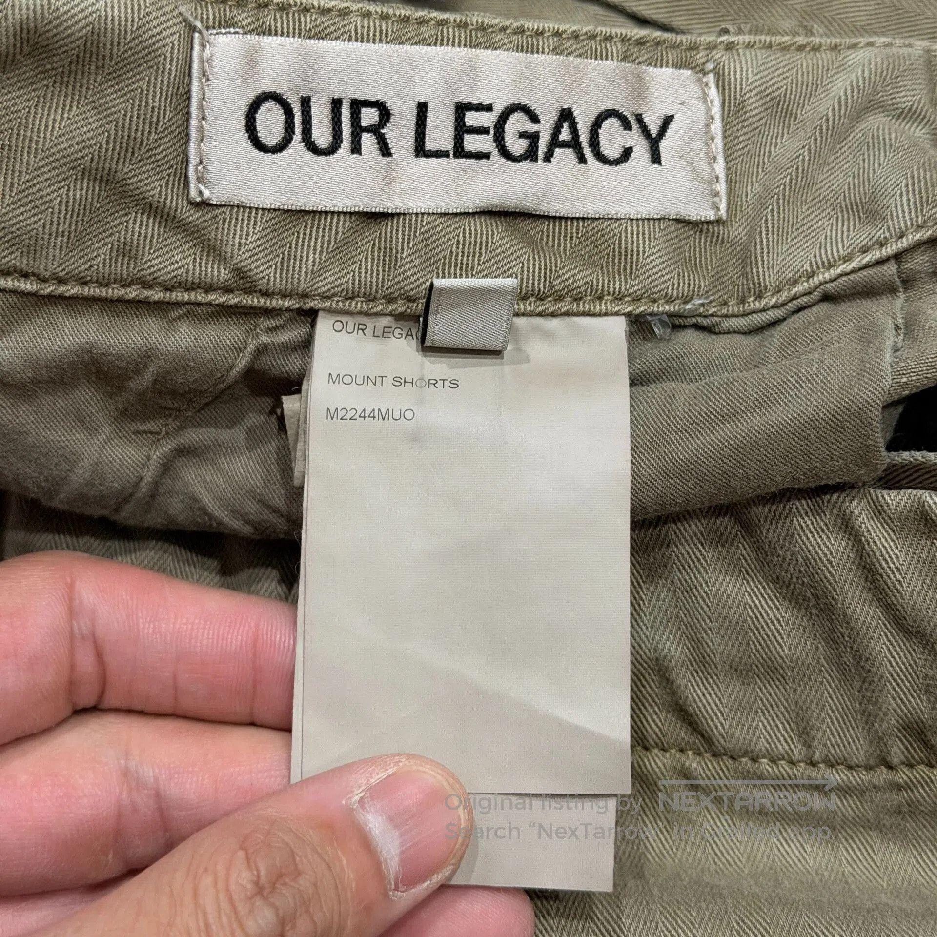 Our Legacy Our Legacy Green Cargo Work Shorts. Size US 34 / EU 50 - 5 Thumbnail