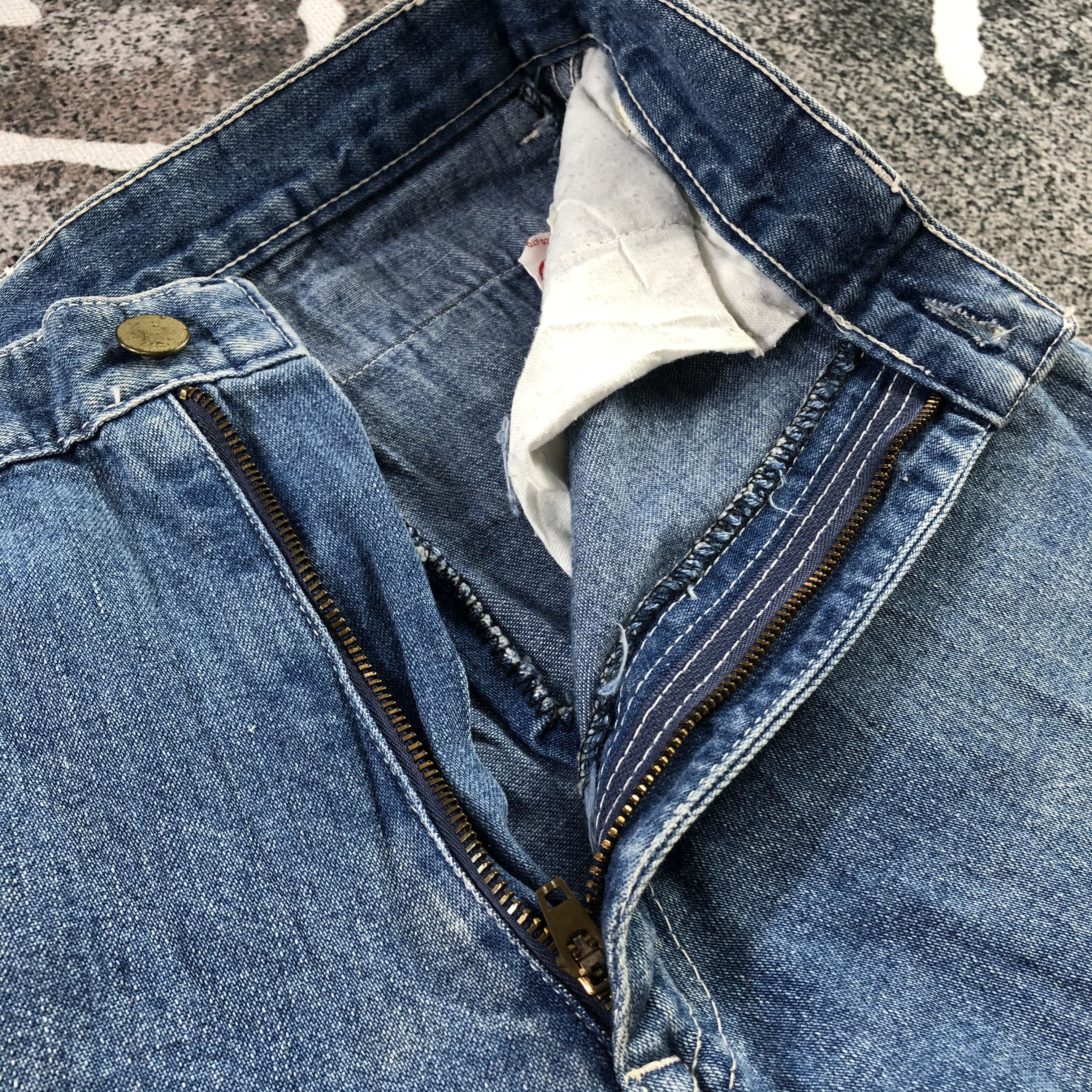 Vintage Vintage Lip Star Jeans High Waist Denim Size 25x31 Size 26" / US 2 / IT 38 - 7 Thumbnail