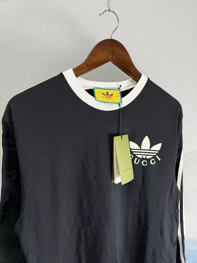 Gucci Gucci x Adidas Black Long Sleeve Shirt XS-2506 Size US XS / EU 42 / 0 - 3 Thumbnail