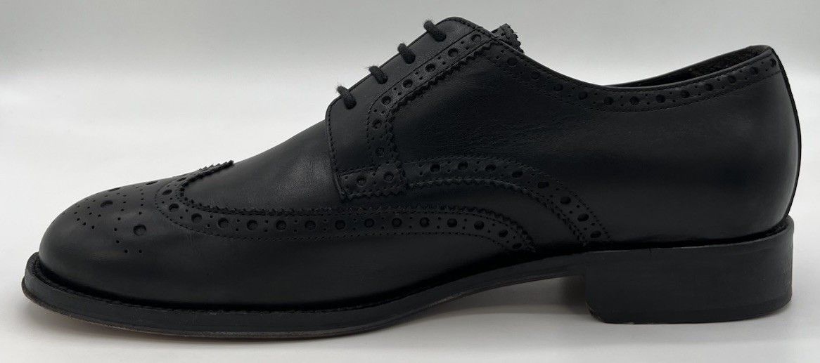 Brooks Brothers Brooks Brothers Wingtip Oxfords Black Leather Size 9 Italy Size US 9 / EU 42 - 8 Thumbnail