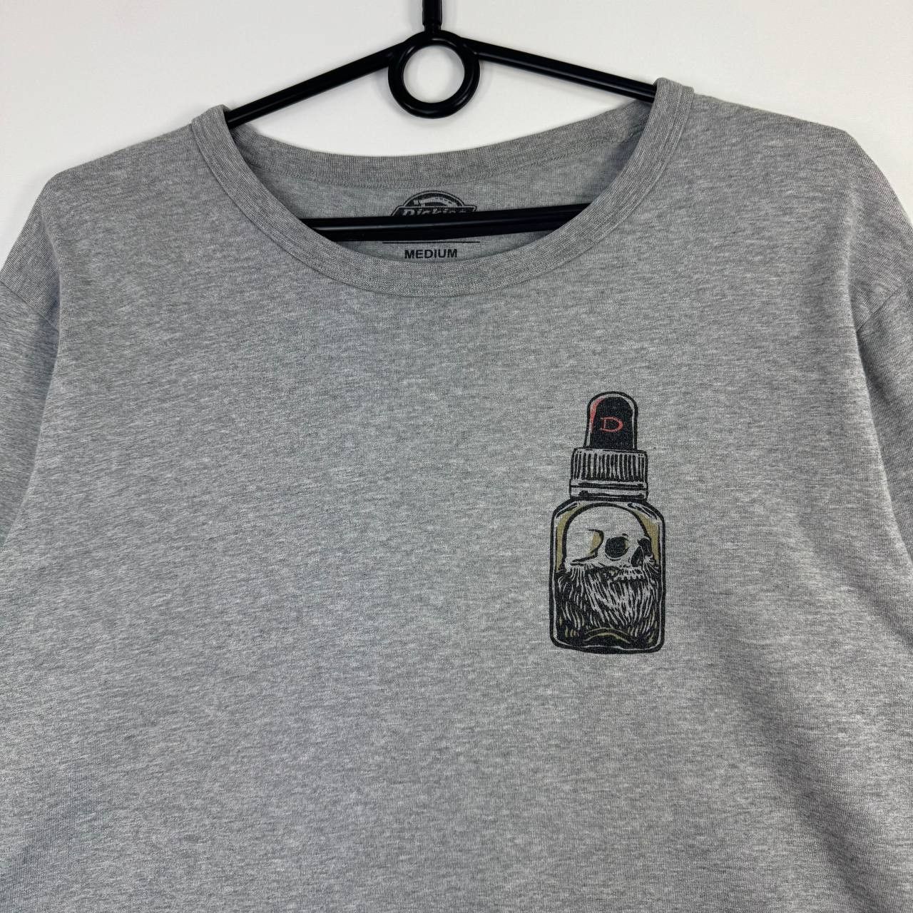 Dickies Dickies Graphic Skull Bottle T-Shirt Grey Mens Size M Size US S / EU 44-46 / 1 - 2 Thumbnail
