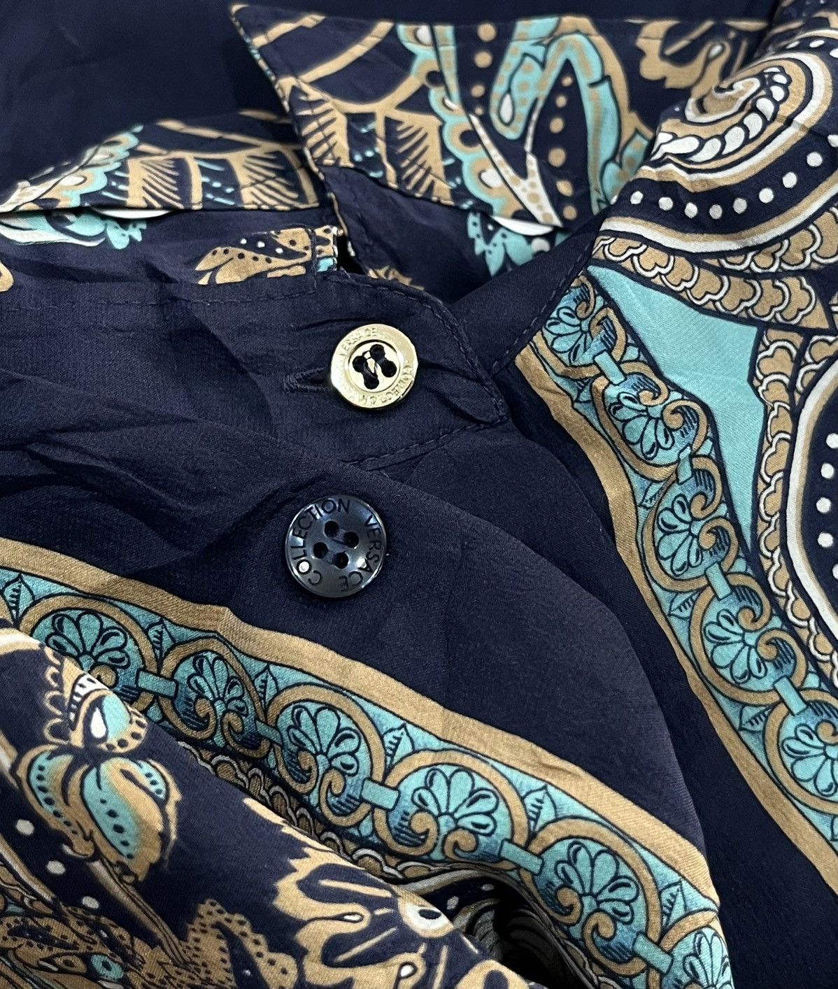 Versace Rare‼️ Versace Collection Barocco Print 100% Silk Size US S / EU 44-46 / 1 - 8 Thumbnail