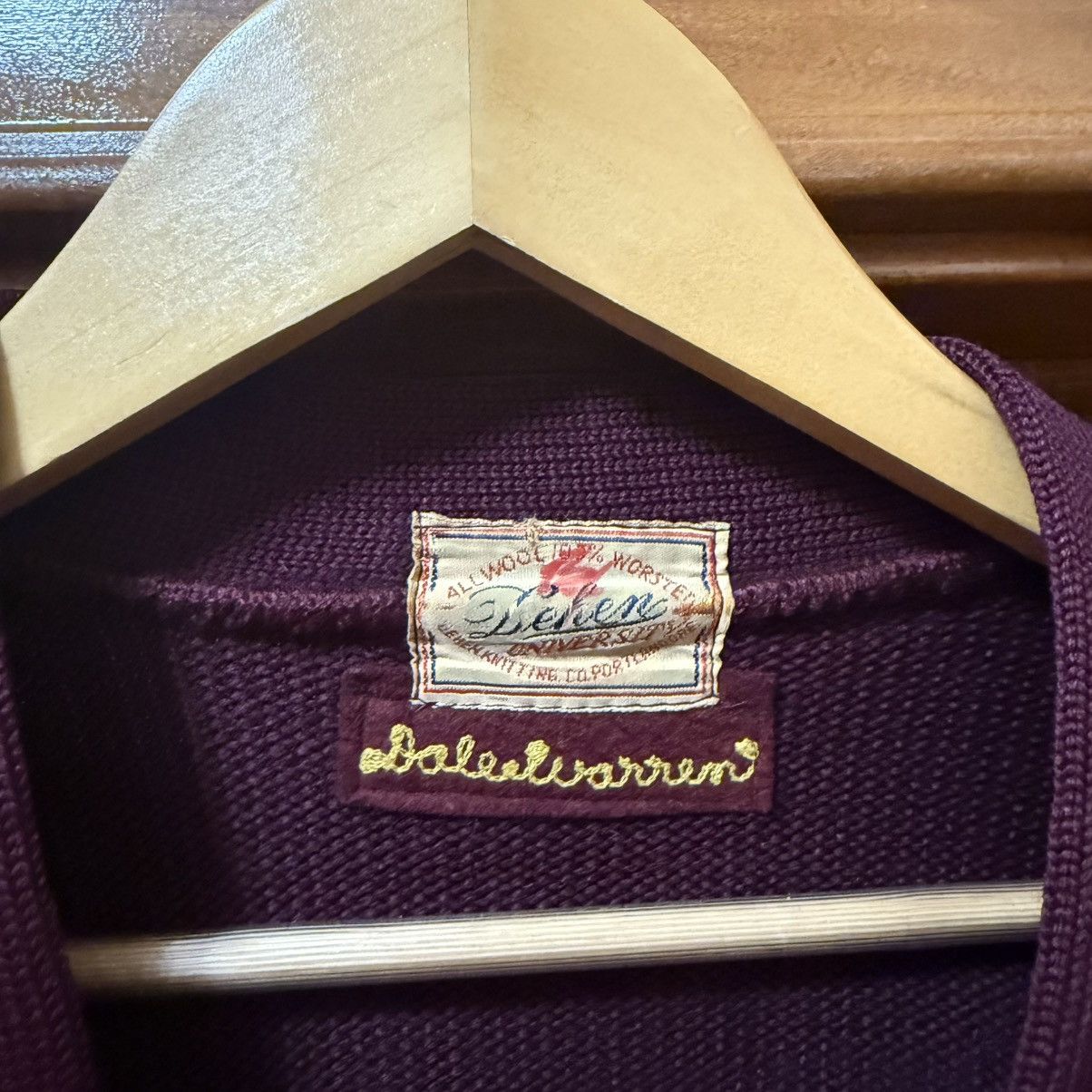 Dehen 1920 Vintage Dehen Wool Cardigan Sweater Los Angeles Letterman Size US M / EU 48-50 / 2 - 4 Thumbnail