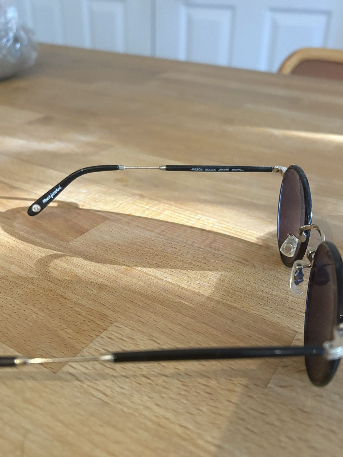 Garrett Leight Garrett Leight California black and gold Wilson Size ONE SIZE - 5 Thumbnail