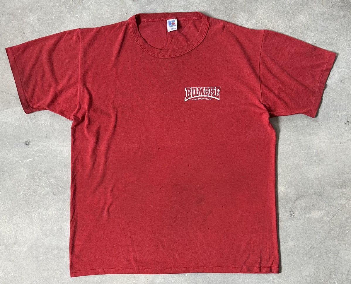 VINTAGE RUSSEL MADE IN USA BUMPKE TEE