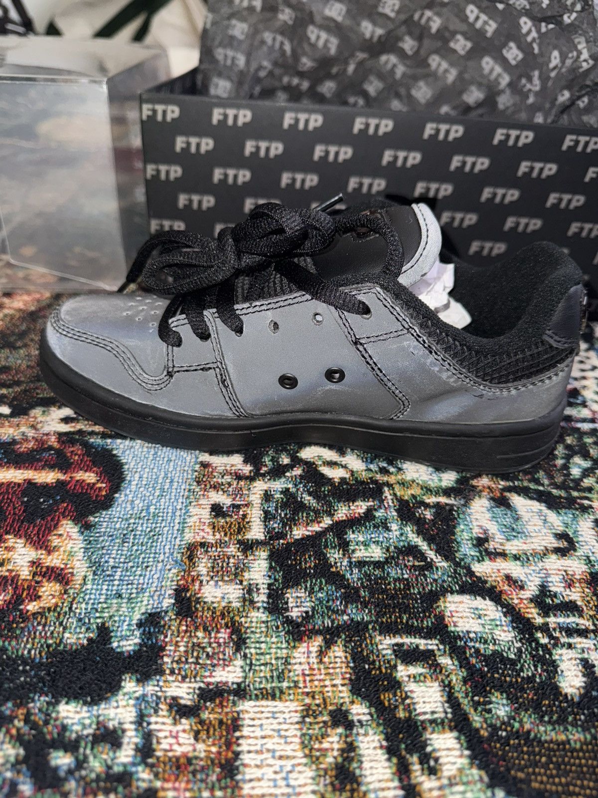 DC × Fuck The Population FTP DC manteca 4 shoes reflective 3M Size US 5.5 / EU 38 - 10 Thumbnail