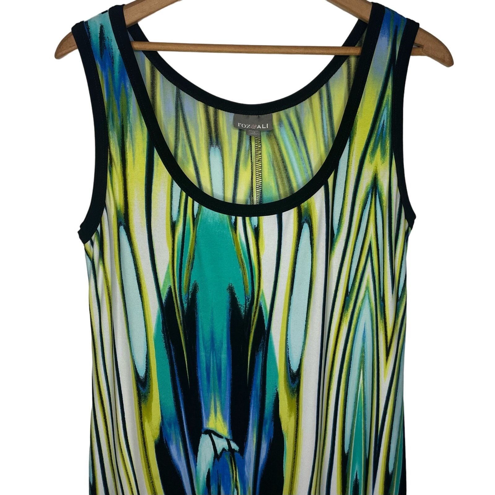 Other Roz & Ali Sleeveless Maxi Dress Size XXL / US 16-18 / IT 52-54 - 4 Thumbnail