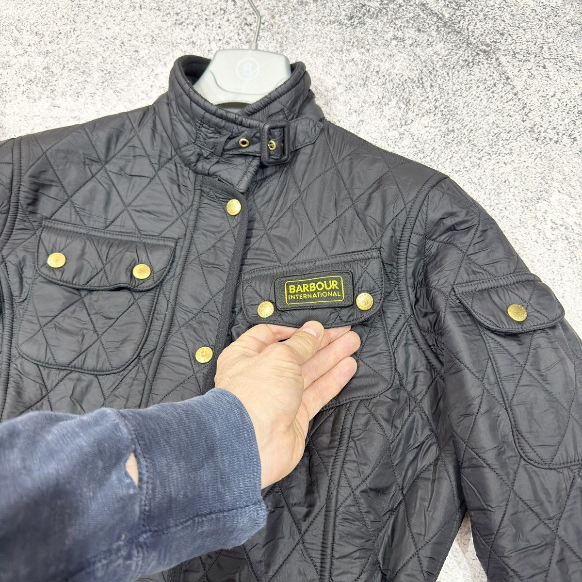 Barbour × Designer Barbour International Quilted Jacket M size 38 US8 Size M / US 6-8 / IT 42-44 - 5 Thumbnail