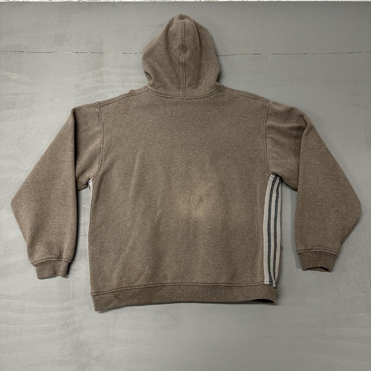 Adidas Y2K Adidas Faded Brown Hoodie Sweatshirt Men’s Small Size US S / EU 44-46 / 1 - 2 Thumbnail