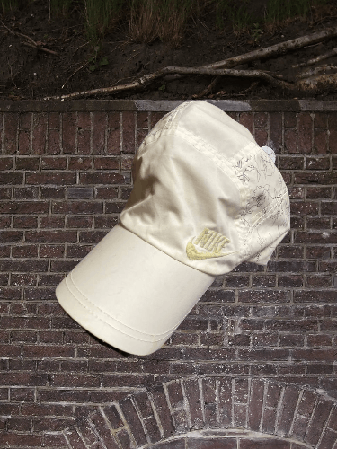 Nike × Vintage Mens Vintage Nike Cap big logo streetwear y2k rare drill Size ONE SIZE - 1 Thumbnail