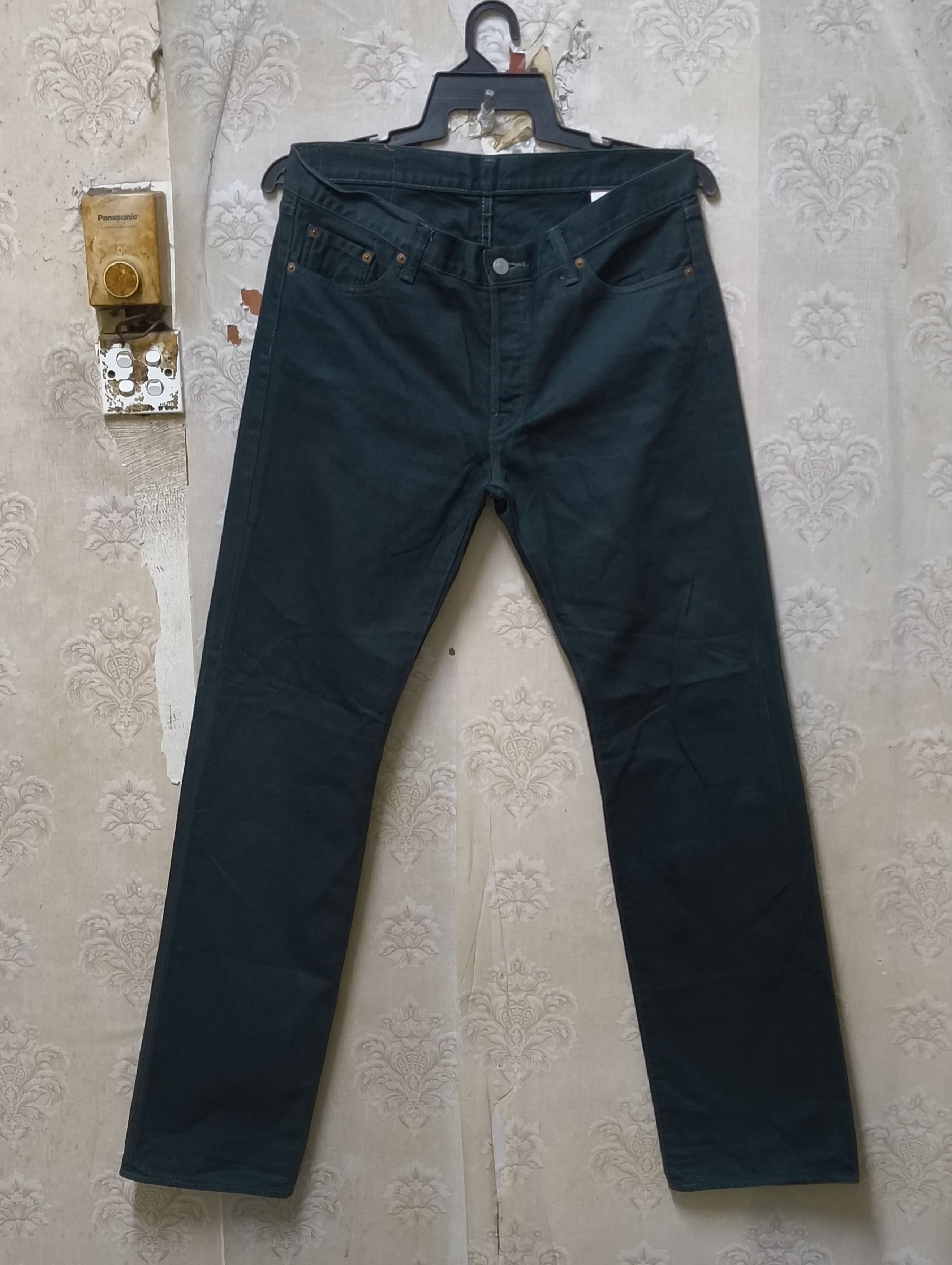 Japanese Brand Quadro Medio Jeans Vintage made in Japan Size US 35 - 2 Thumbnail