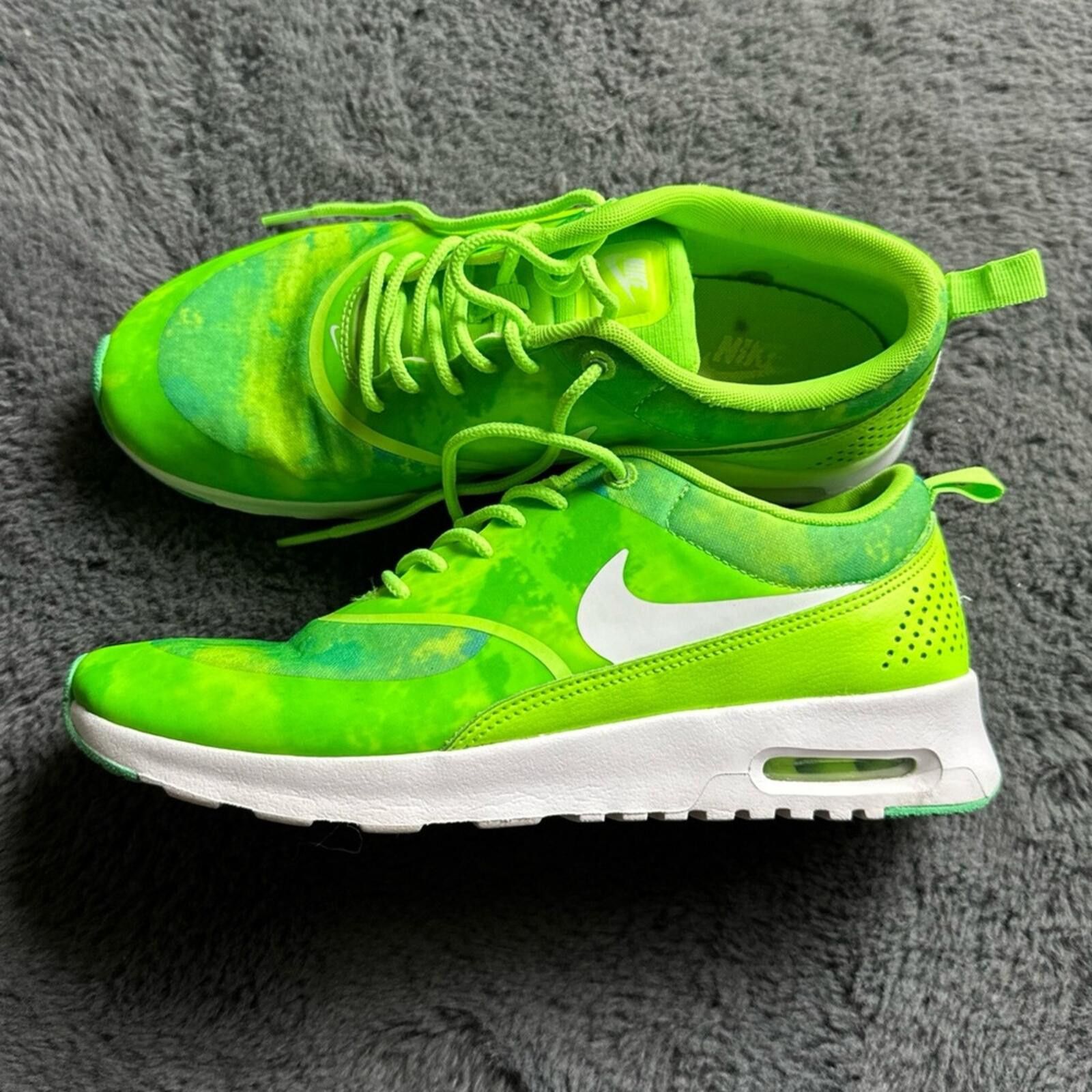 Nike Nike Air Max Thea Print Flash Lime Green Size US 8 / IT 38 - 1 Thumbnail