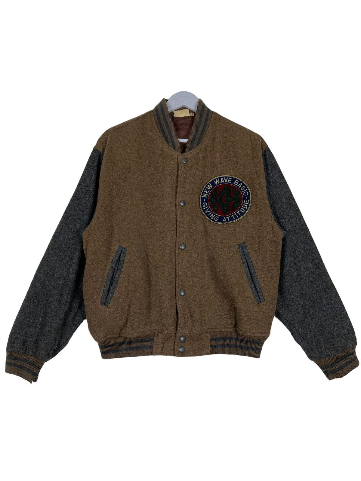 Japanese Brand VINTAGE KEARNEY HOUSE VARSITY BOMBER JACKET Size US M / EU 48-50 / 2 - 2 Thumbnail