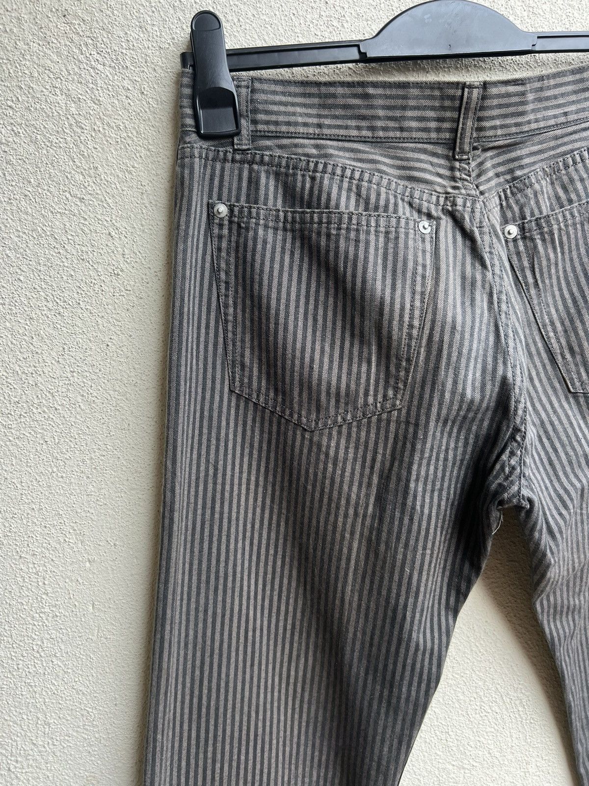 Vintage NO CONCEPT BUT GOOD SENSE Japan Sun Fade Stripe Trouser Pant Size US 30 / EU 46 - 15 Thumbnail