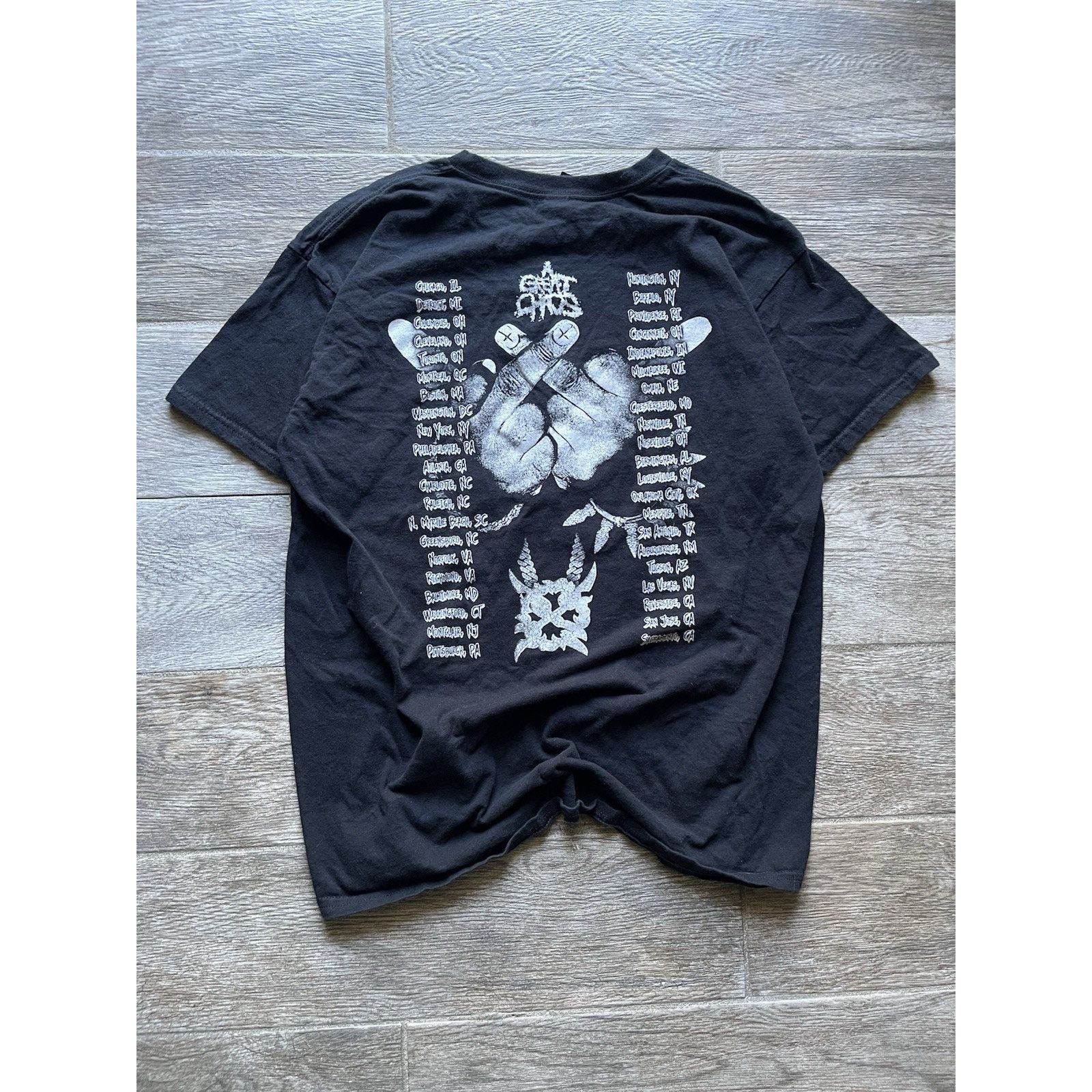 Gildan A Great Chaos Ken Carson Opium hip hop rapper tour shirt Size US L / EU 52-54 / 3 - 1 Thumbnail