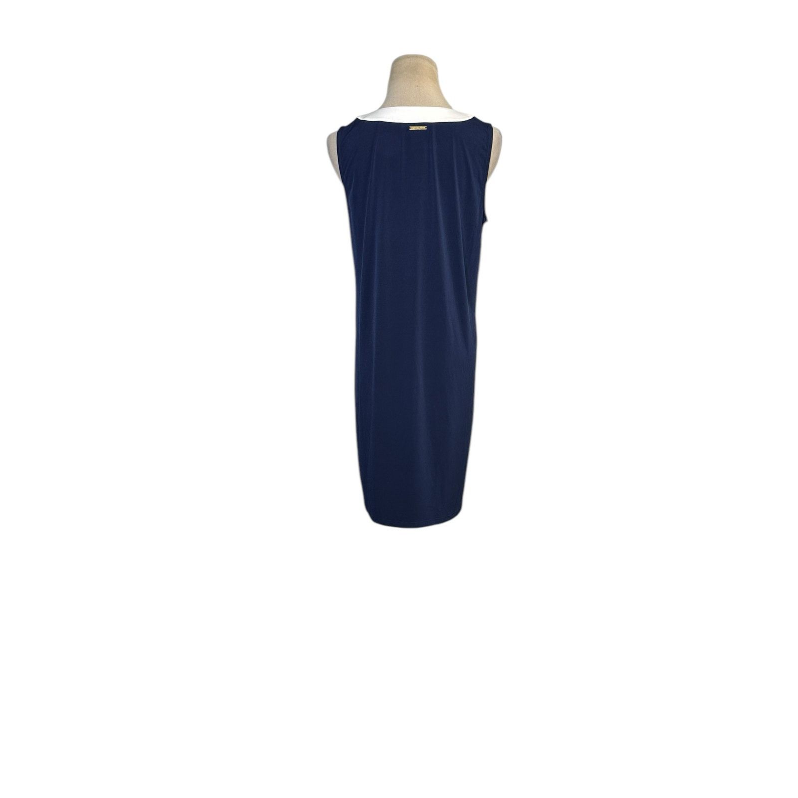 Michael Kors Michael Kors gold-tone chain collar accent dress size Medium Size M / US 6-8 / IT 42-44 - 9 Thumbnail