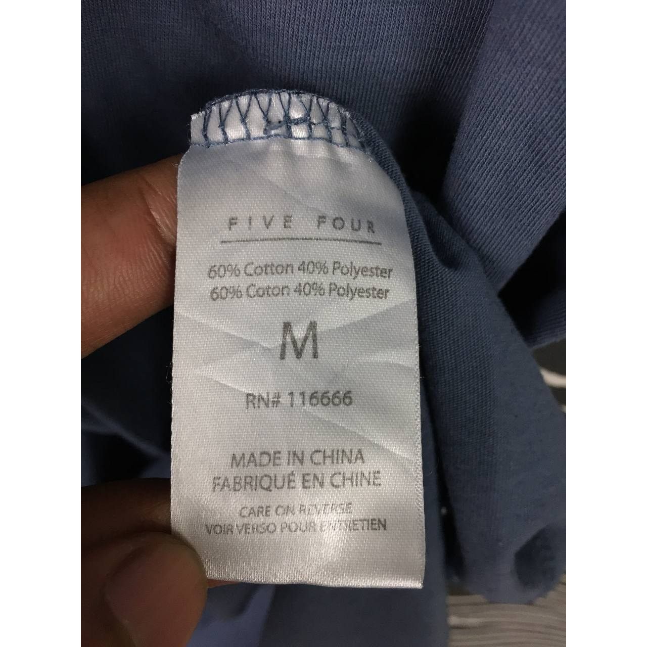 Five Four × Vintage Five Four Fashion Brand Plain Short Sleeve Casual Tee Size US M / EU 48-50 / 2 - 9 Thumbnail