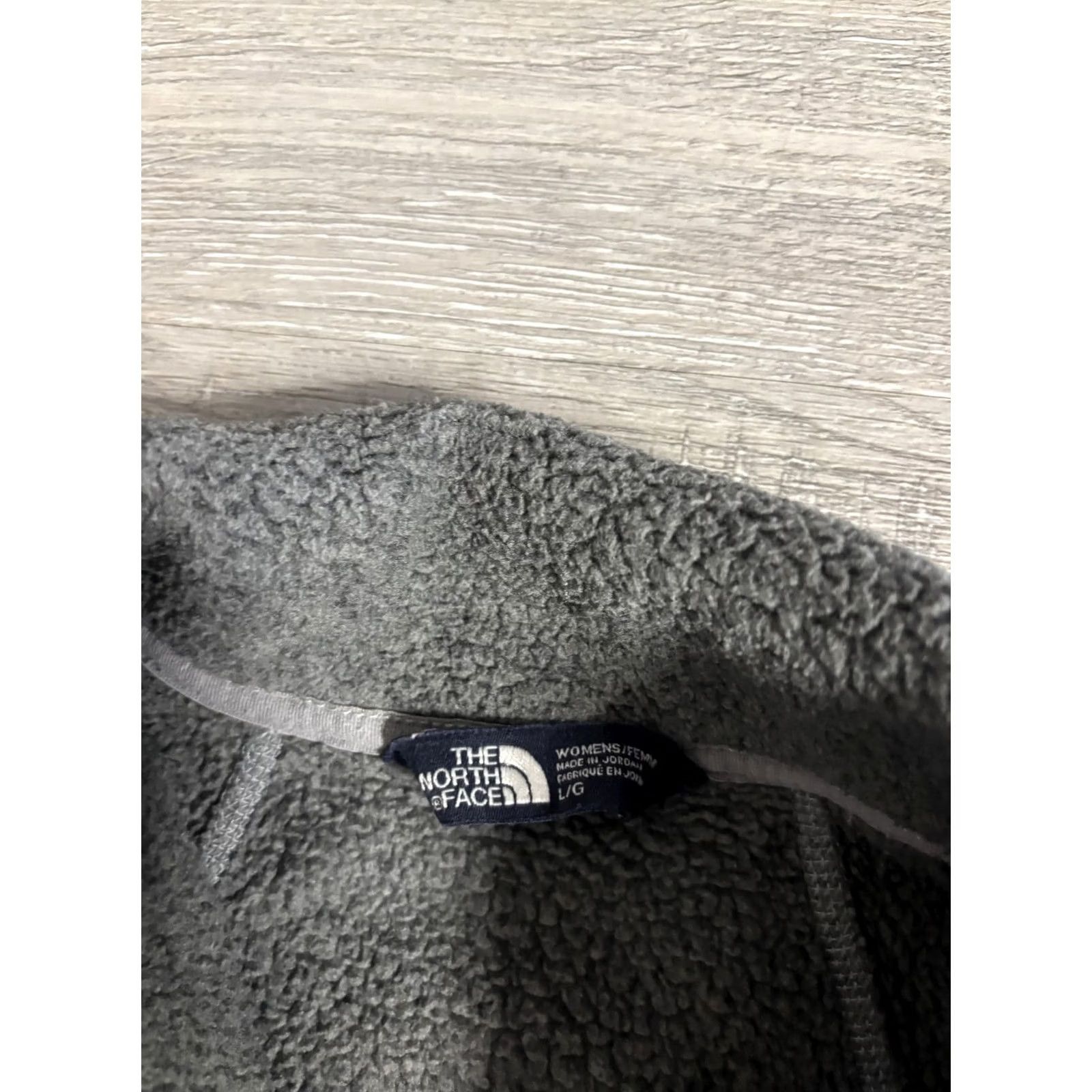 The North Face The North Face Jacket Womens Large Gray Fleece Full Zip Pockets Outdoor Casual Size L / US 10 / IT 46 - 3 Thumbnail