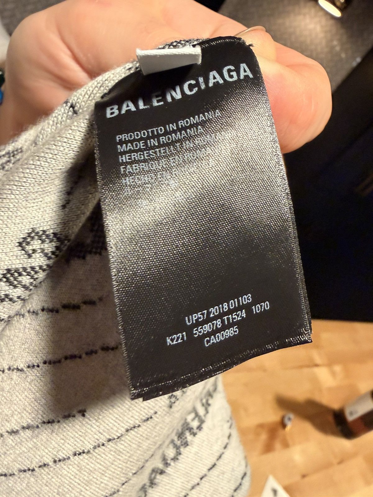 Balenciaga Balenciaga all over print wool sweater Size US M / EU 48-50 / 2 - 5 Thumbnail