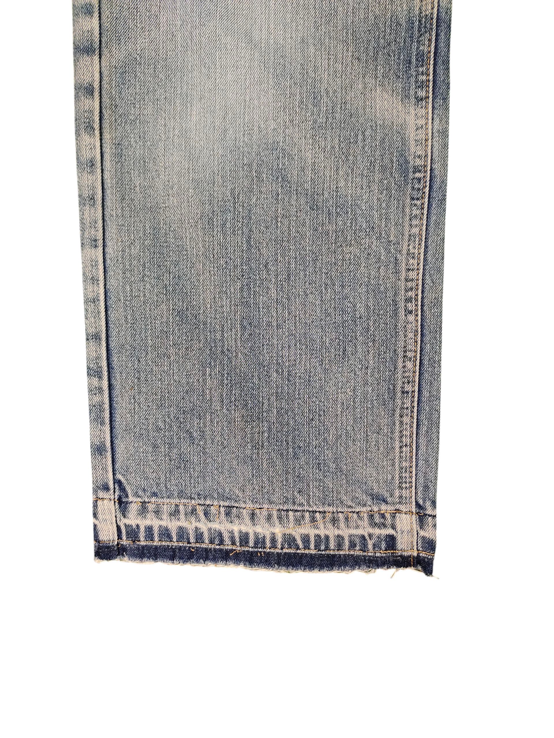 Comme des Garcons × Undercover Vintage Woodduck Japan Clawmark Distress Faded Denim Jeans Size US 32 / EU 48 - 7 Thumbnail