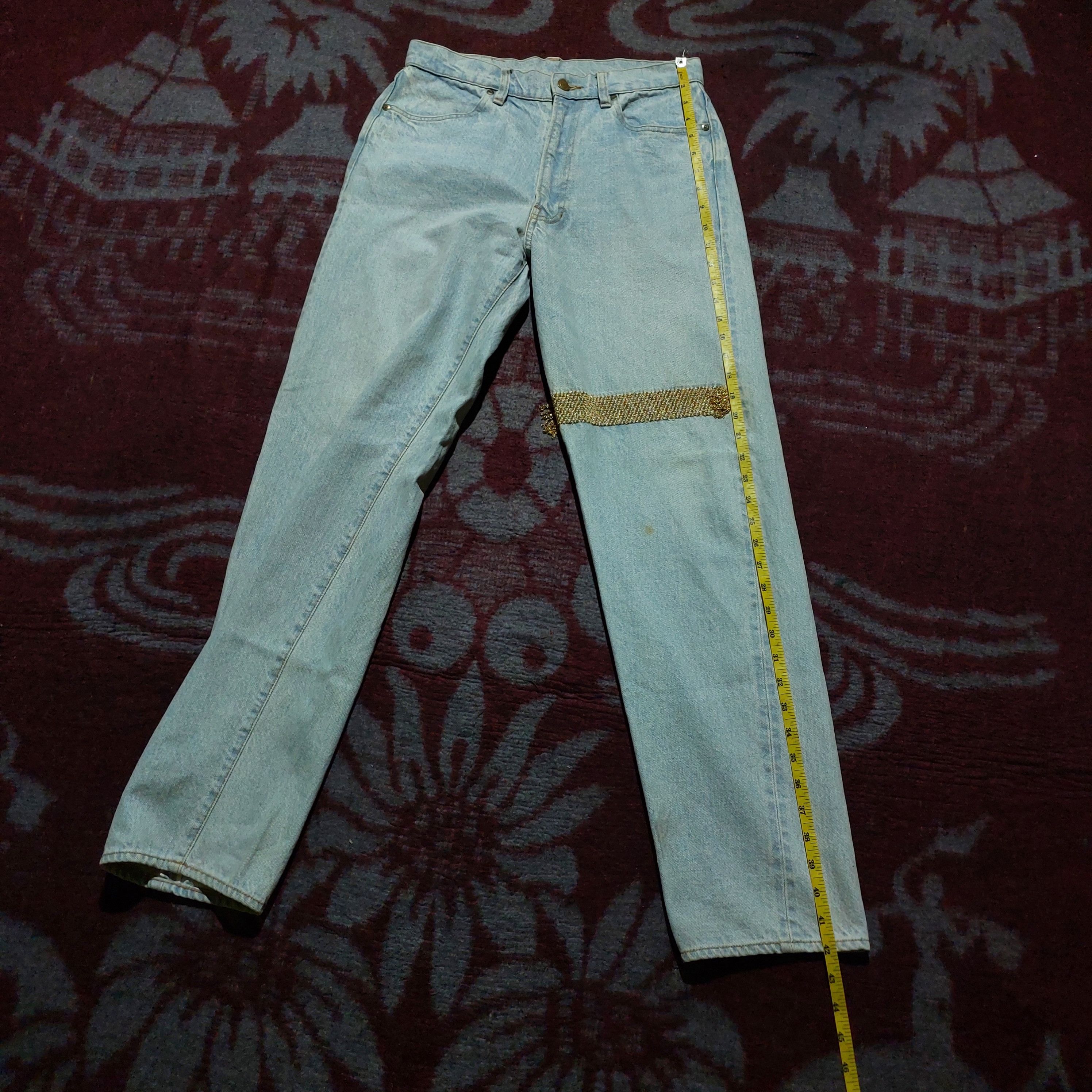 Tete Homme 20AW Kiminori morishita and yellow chain blue denim Size US 30 / EU 46 - 13 Thumbnail