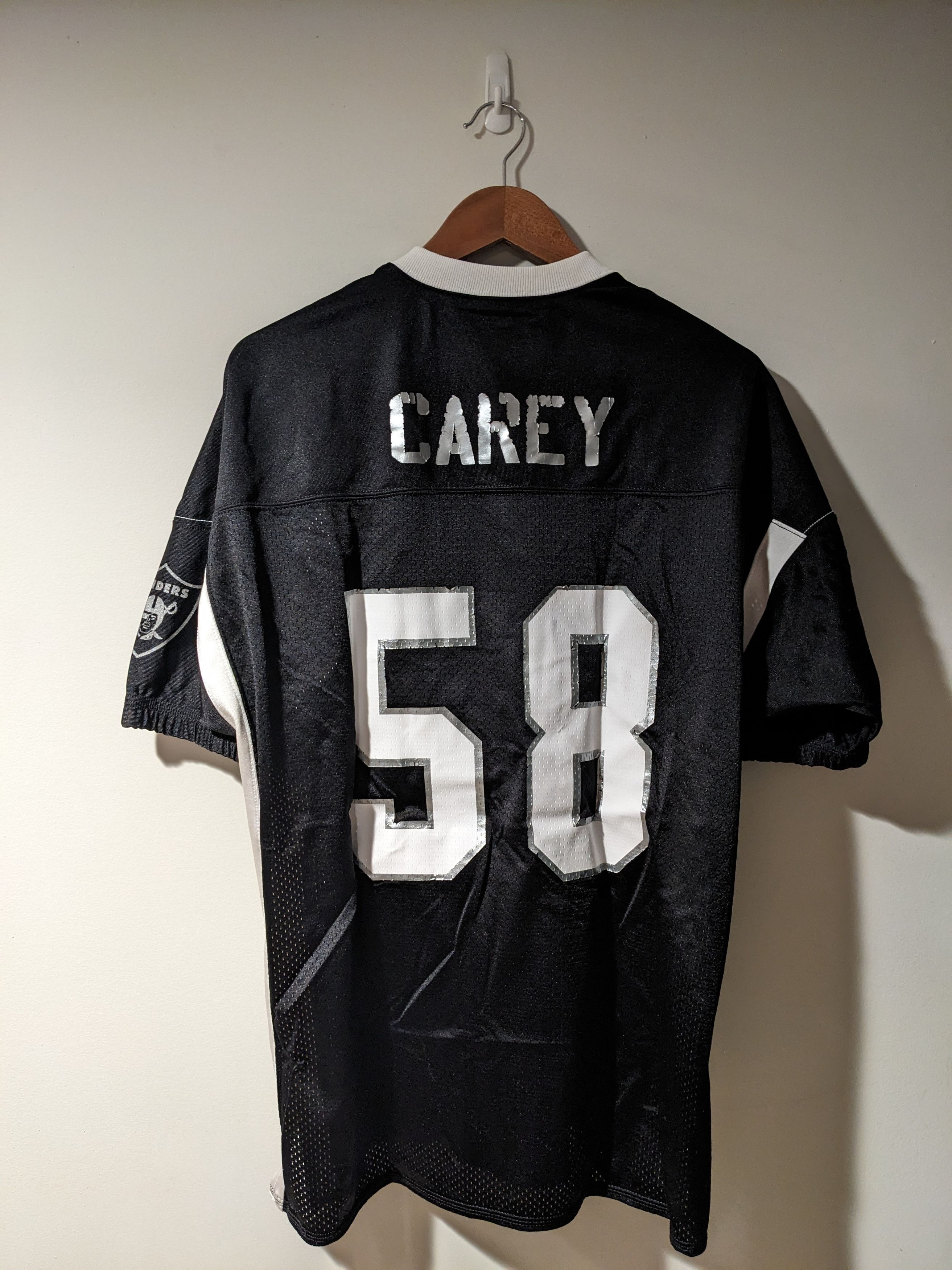 NFL × Vintage Vintage 90s Oakland Raiders NFL Football XX-Large Jersey Size US XXL / EU 58 / 5 - 5 Thumbnail