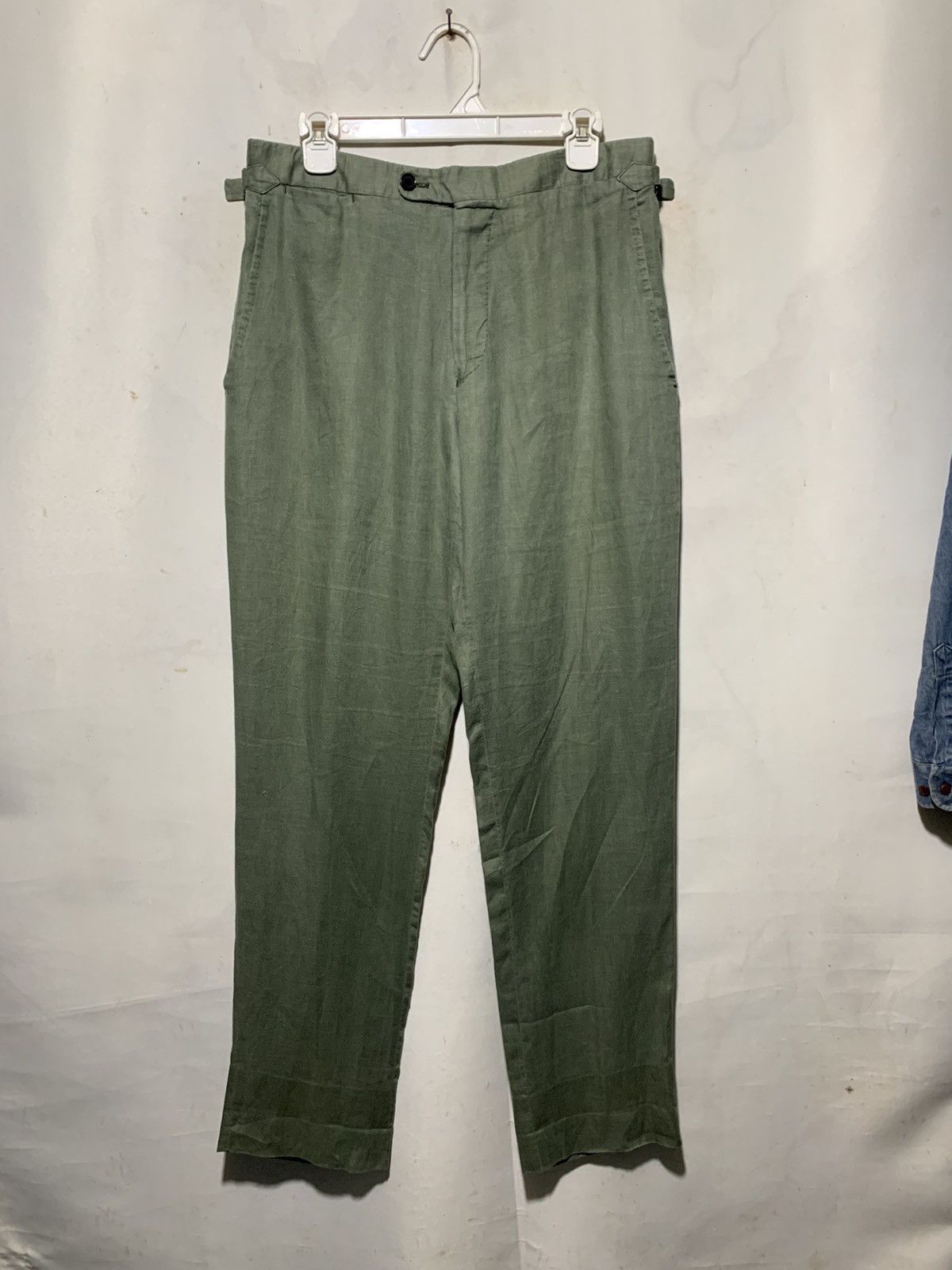 P. Johnson P.Johnson army green linen gurkha pants Size US 30 / EU 46 - 13 Thumbnail