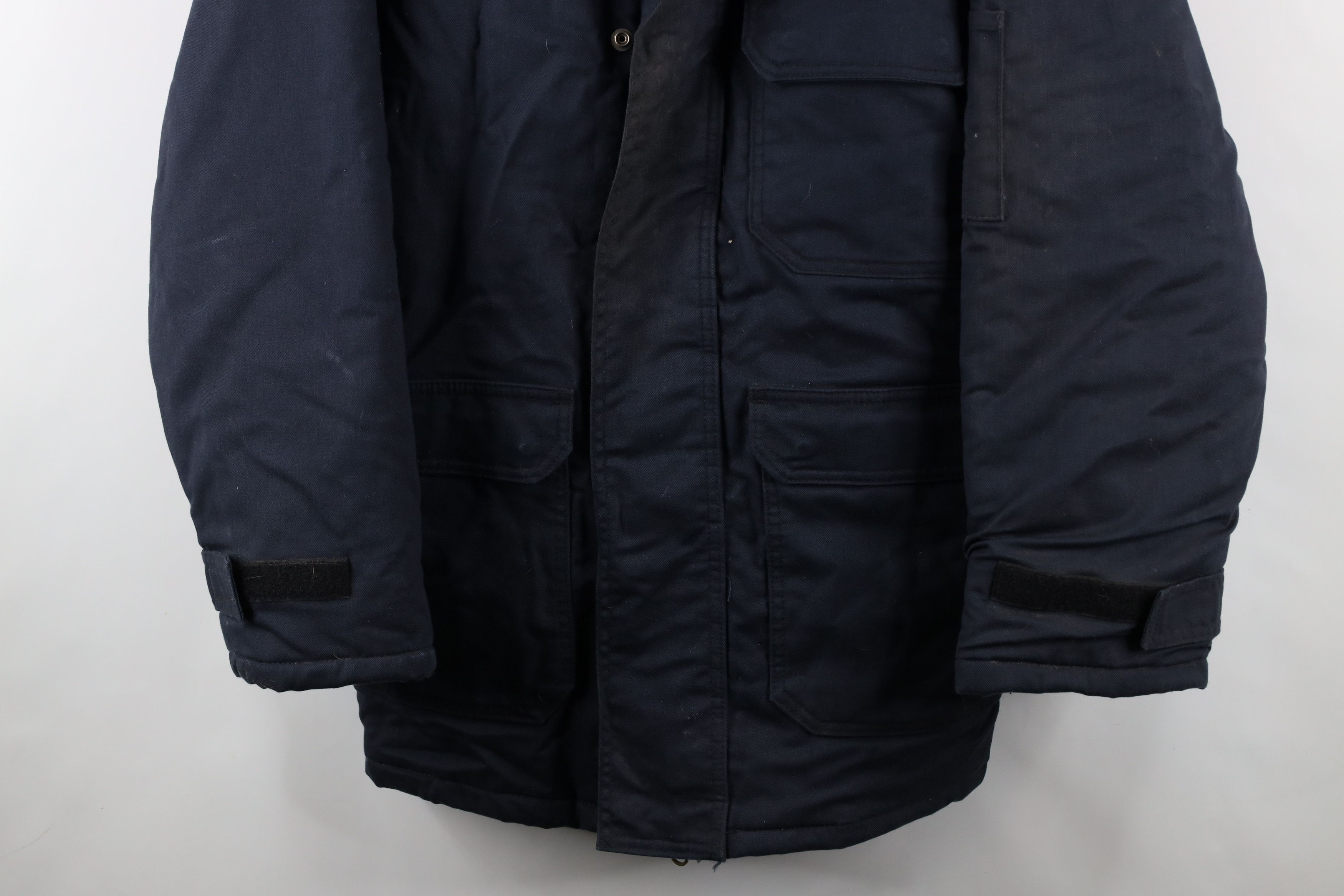 Vintage Bulwark FR Flame Resistant Heavyweight Quilted Work Jacket Size US L / EU 52-54 / 3 - 3 Thumbnail