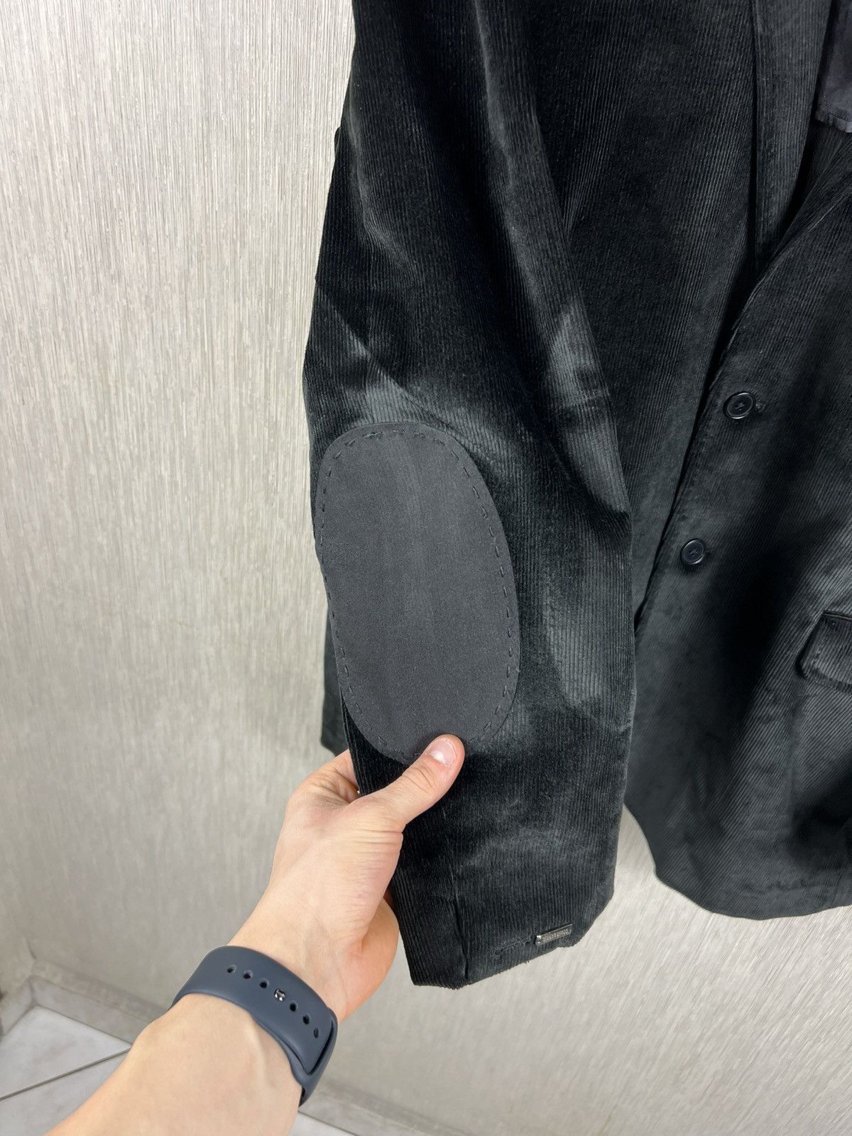 Dirk Bikkembergs Archive Dirk Bikkembergs corduroy black blazer jacket pocket Size US L / EU 52-54 / 3 - 12 Thumbnail