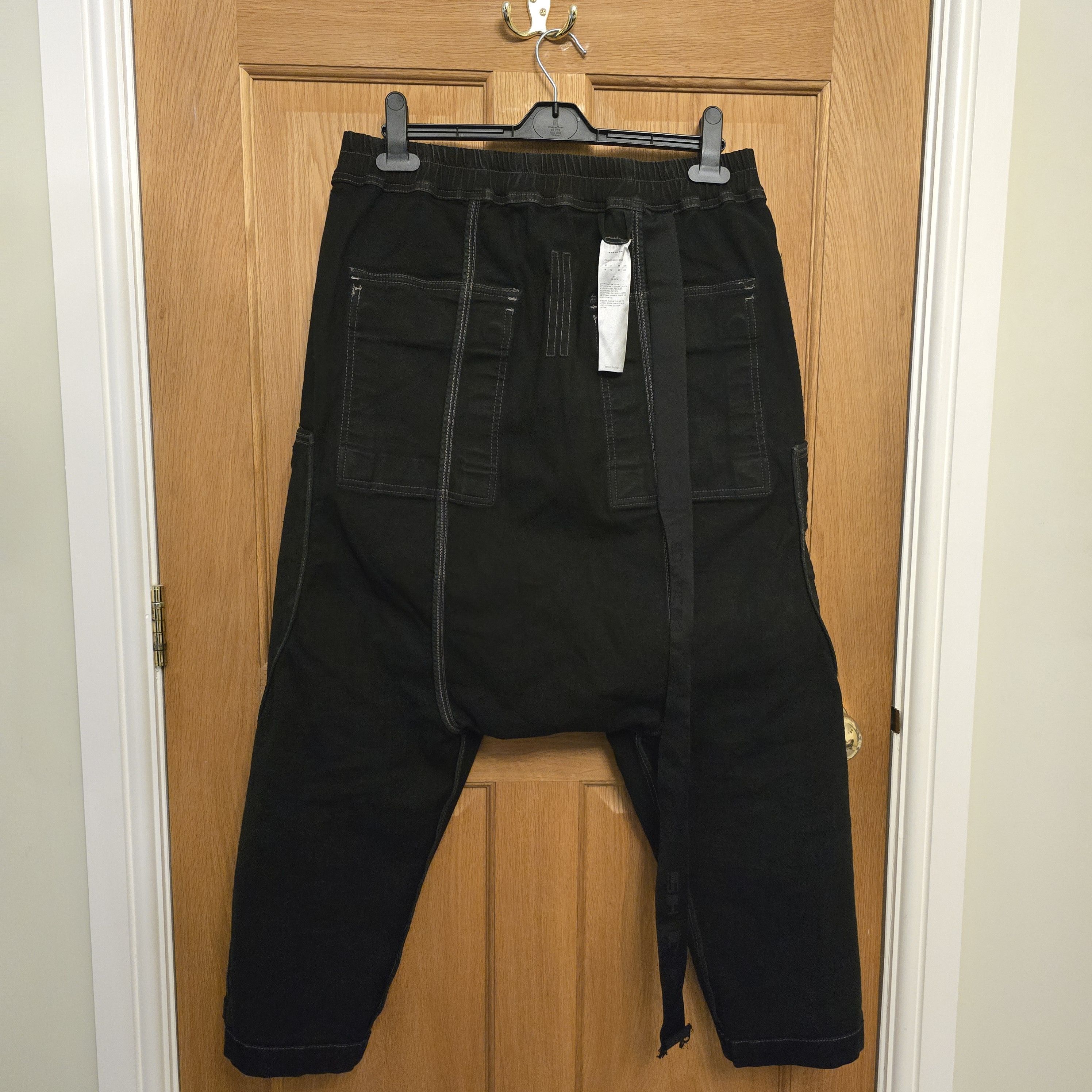 Rick Owens Drkshdw Rick Owens Men's Black Trousers Size US 32 / EU 48 - 3 Thumbnail