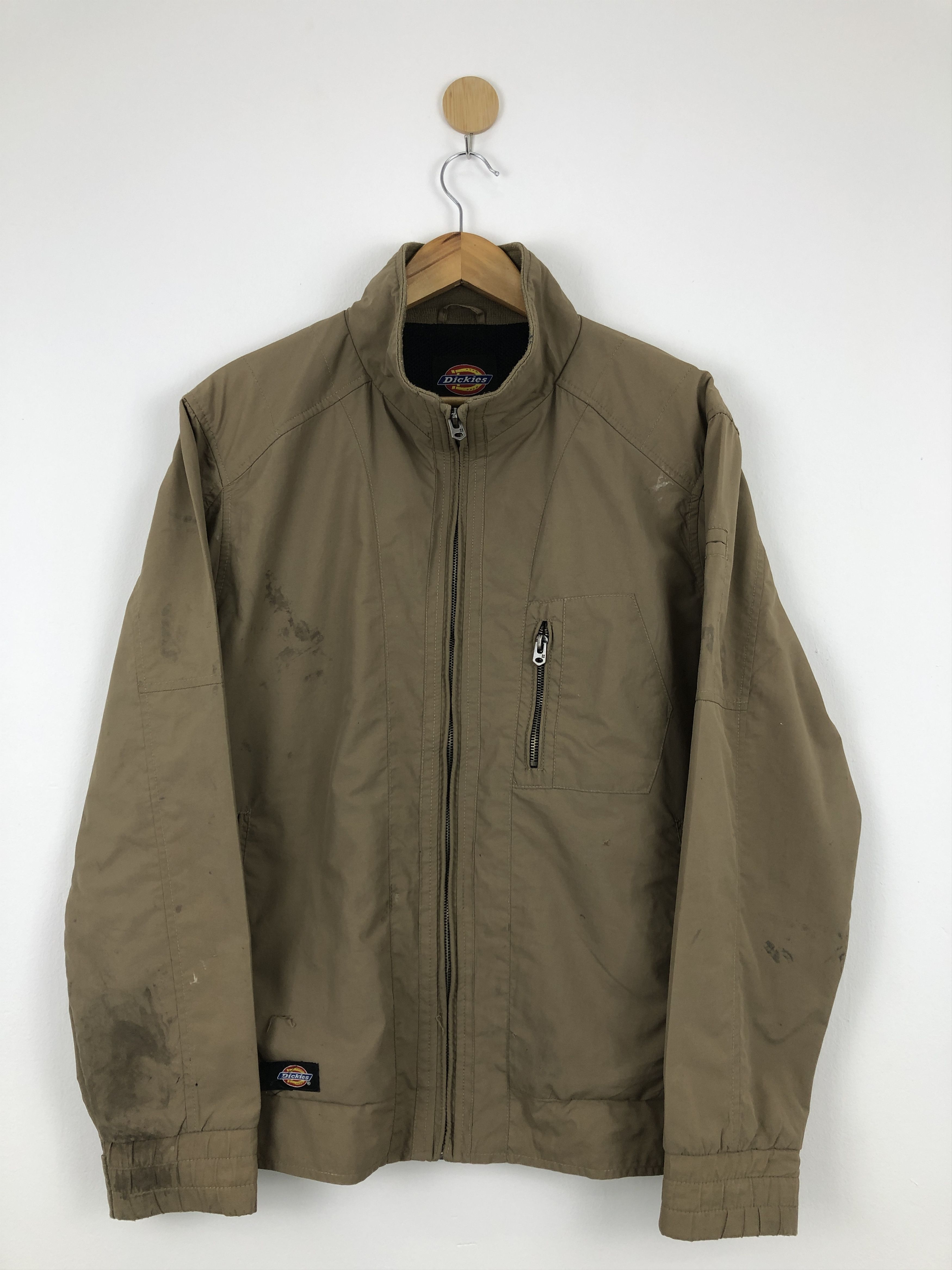 Dickies Vintage Dirty Dickies Work Zipper Ups Jacket JA0023 Size US XL / EU 56 / 4 - 1 Thumbnail