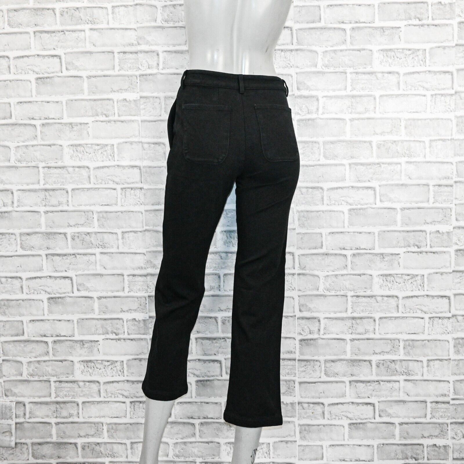 A.P.C. A.P.C. Women's Ribbed ankle crop pants in black cotton Size 24" / US 00 / IT 34 - 4 Thumbnail