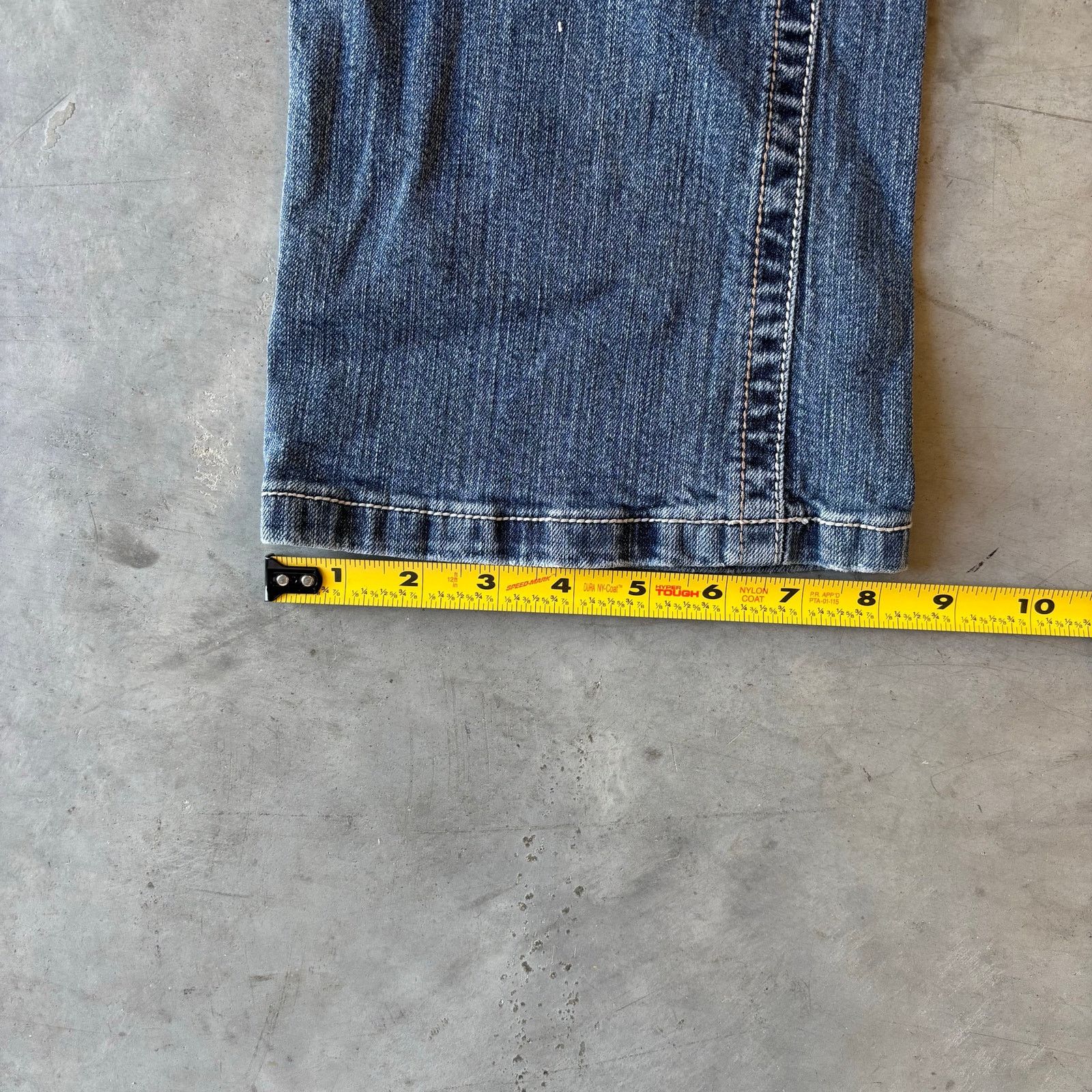 Vintage Vintage Y2K Faded Washed Bootcut Jeans Size US 26 / EU 42 - 4 Thumbnail