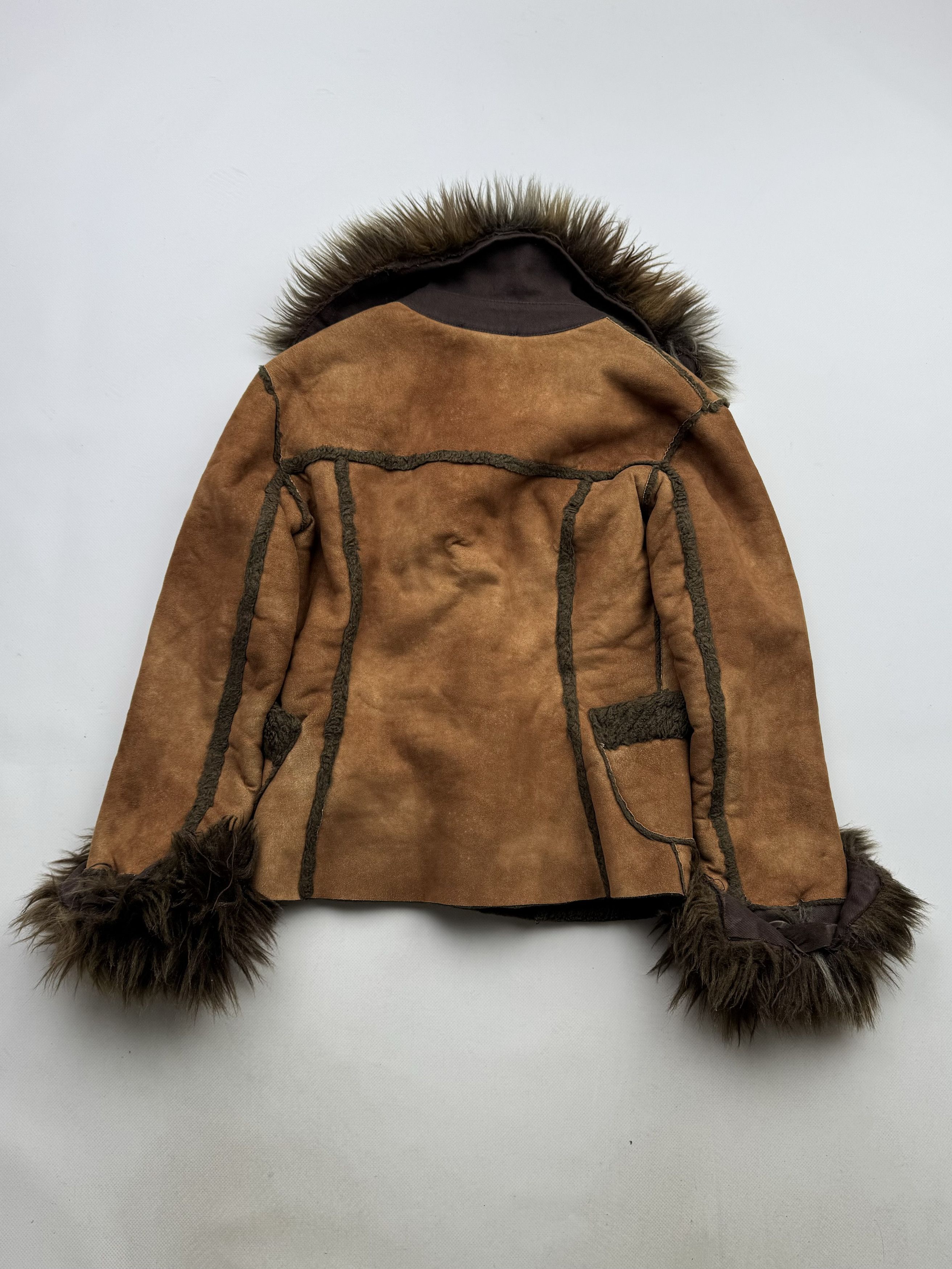 Vintage Vintage Faux Sheepskin Coat With Faux Fur Details B49(V266E2 Size M / US 6-8 / IT 42-44 - 8 Thumbnail