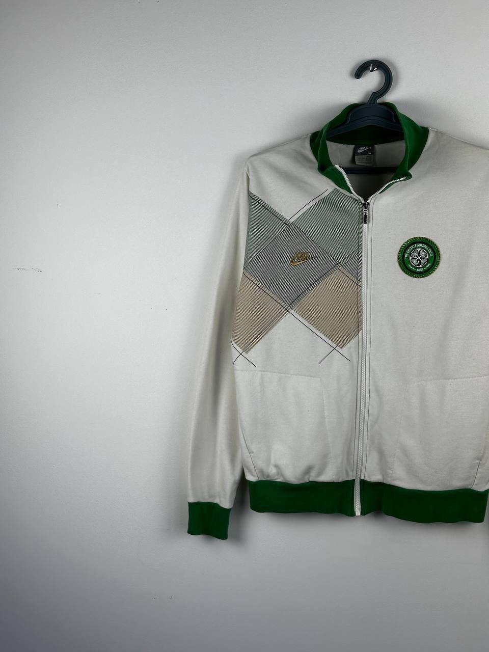 Nike × Vintage Vintage Nike Celtic FC Soccer Limited Edition Zip Sweatshirt Size US L / EU 52-54 / 3 - 2 Thumbnail