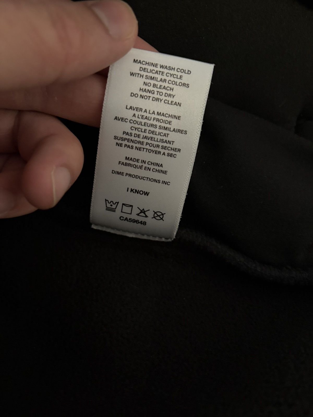 Dime Dime Heavyweight Fleece Wave Jacket Size US L / EU 52-54 / 3 - 10 Thumbnail
