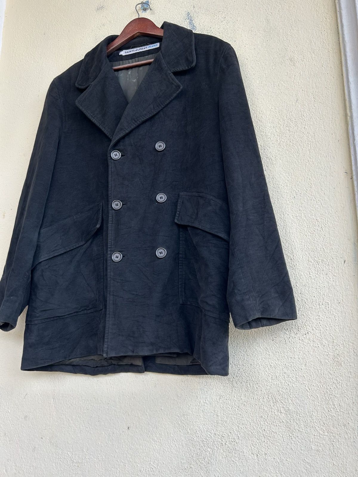Saint Laurent Paris Saint Laurent Jeans Double Breasted Jacket Size US S / EU 44-46 / 1 - 6 Thumbnail