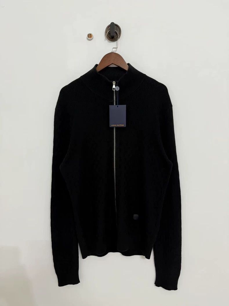 Louis Vuitton Louis Vuitton Black checkerboard chain jacket Size US L / EU 52-54 / 3 - 1 Thumbnail