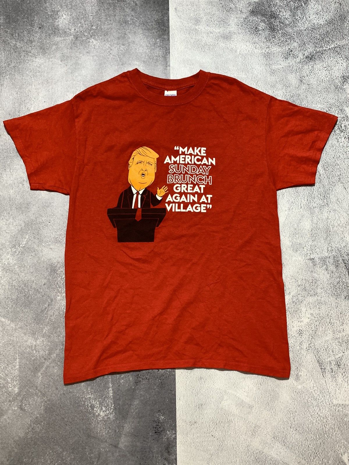Vintage Vintage Y2K Donald Trump humour tee big logo size M Size US M / EU 48-50 / 2 - 1 Thumbnail