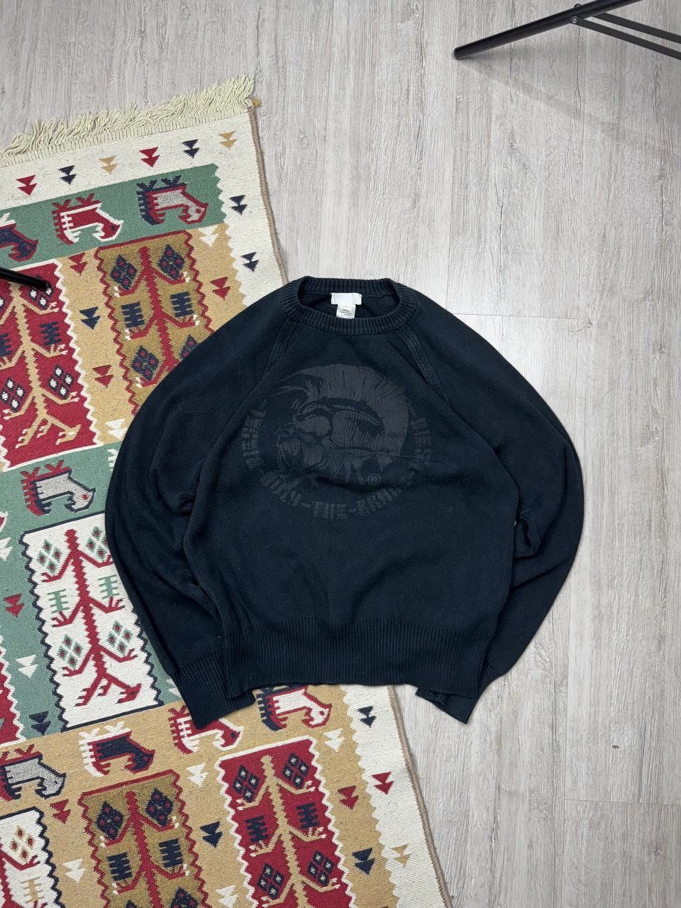 Diesel × Japanese Brand Vintage Diesel Y2K Knitted Sweater Size US L / EU 52-54 / 3 - 1 Thumbnail