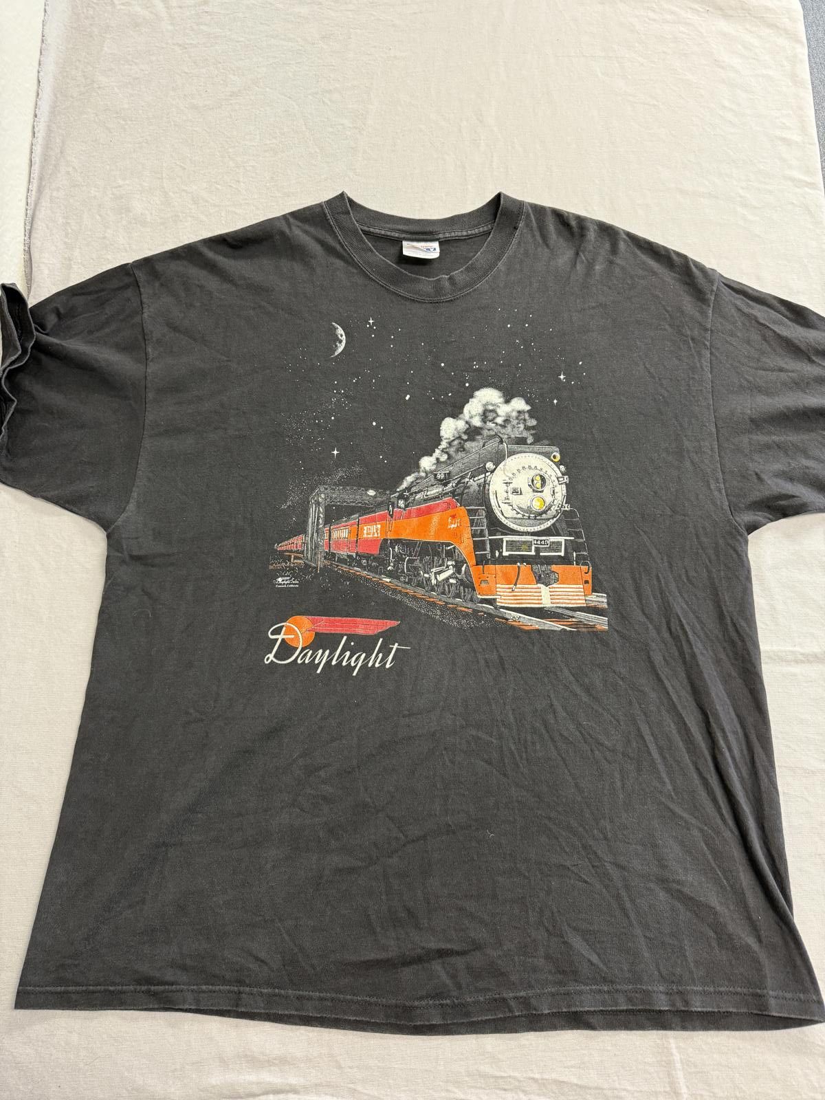 Hanes VTG Daylight Train T-shirt Glow Dark Southern Pacific 4449 Size US XXL / EU 58 / 5 - 1 Thumbnail