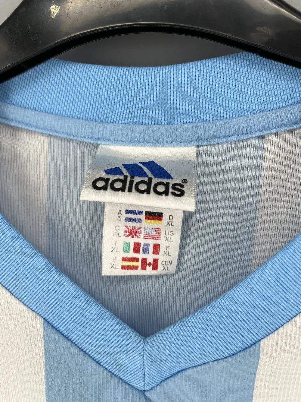 Adidas ARGENTINA 90S HOME FOOTBALL SHIRT SOCCER JERSEY ADIDAS Size US XL / EU 56 / 4 - 11 Thumbnail
