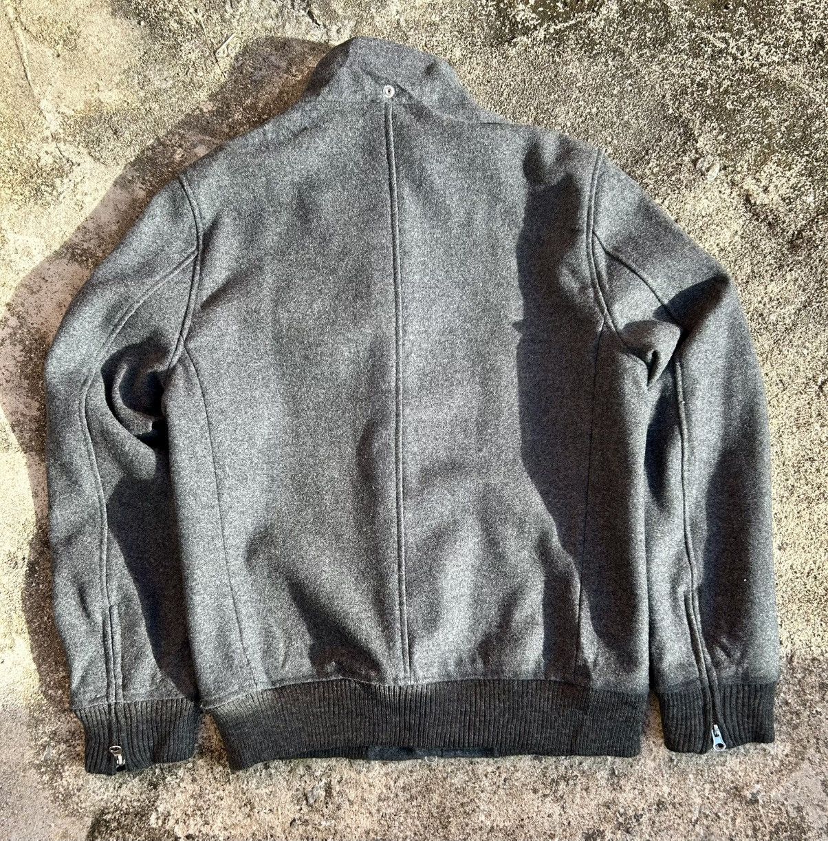 Other Plus One Wool Blend Casual Jacket With A Stand-Up Collar Size US M / EU 48-50 / 2 - 12 Thumbnail
