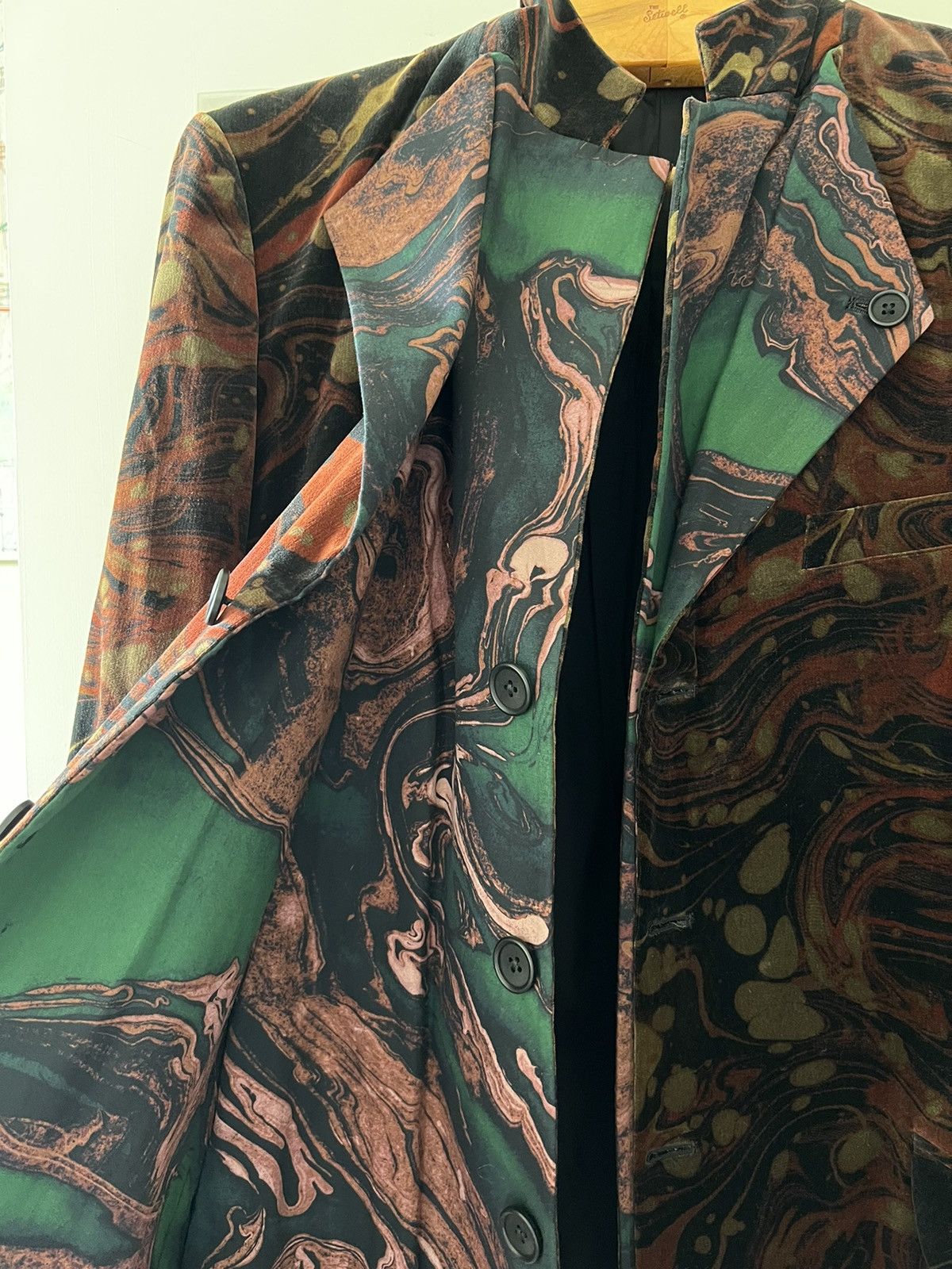 Yohji Yamamoto Yohji Yamamoto P.H. F/W 2015 Marble Jacket Sz.3 (Rare) Size US L / EU 52-54 / 3 - 2 Thumbnail