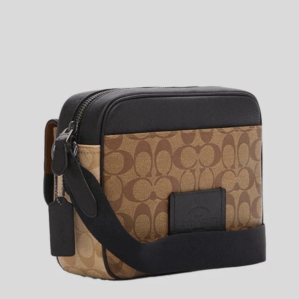 Coach Hudson Crossbody Bag In Blocked Signature Canvas C6080 Size ONE SIZE - 10 Thumbnail