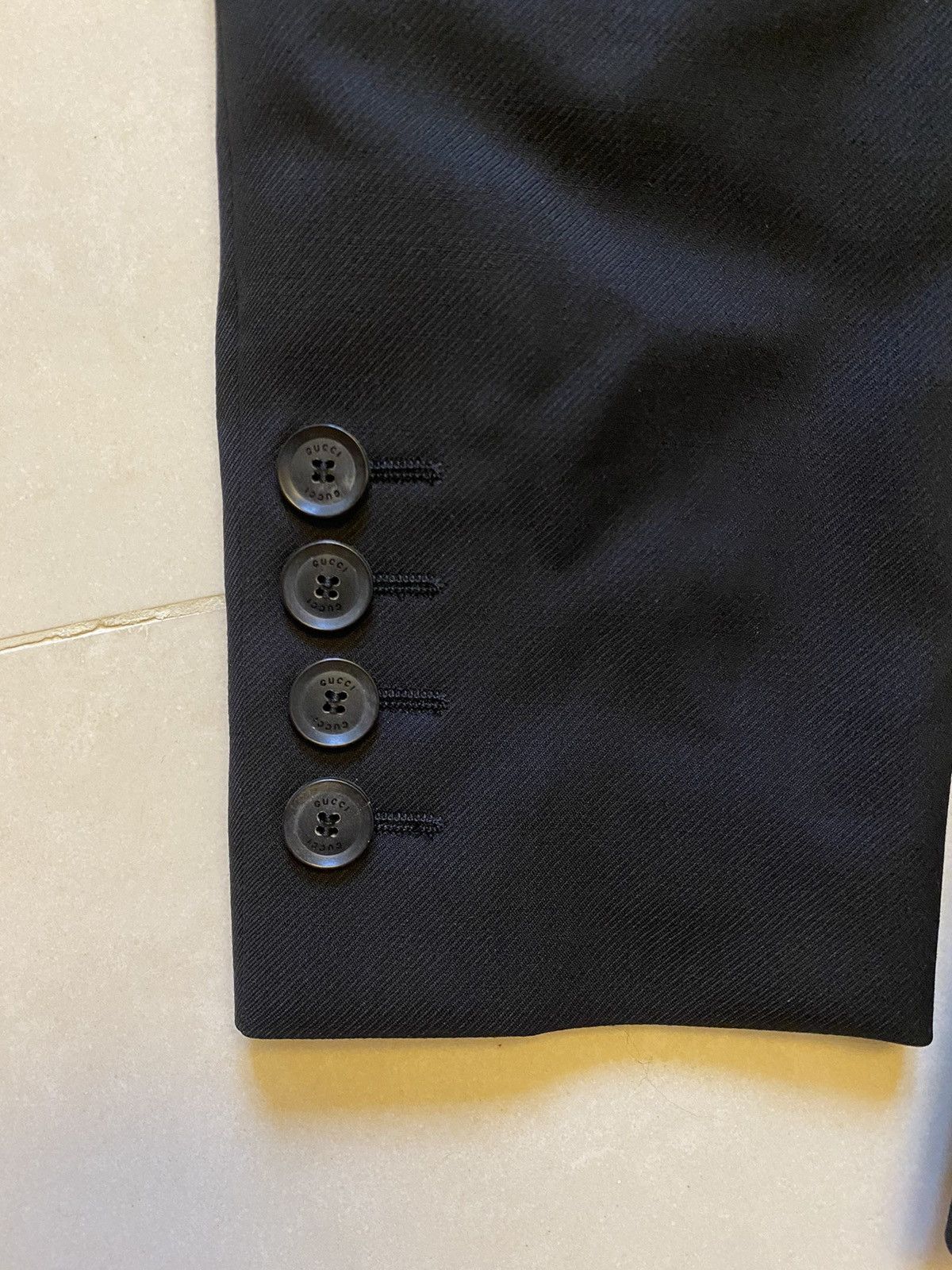 Gucci Gucci black wool blazer Size S / US 4 / IT 40 - 3 Thumbnail