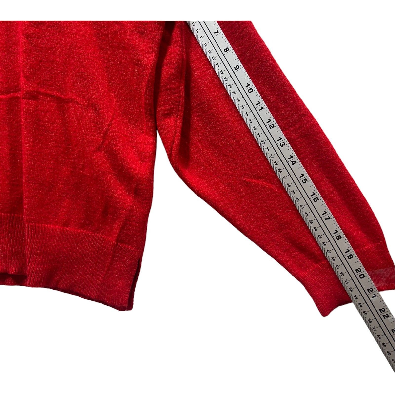 Other 33 Degrees - Women's Red Sweater - Amour Graphic - Red - XXL Size XXL / US 16-18 / IT 52-54 - 8 Thumbnail