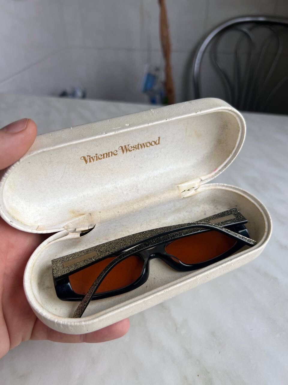 Vivienne Westwood Vivienne Westwood Vintage Shine Glitter Frame Eyeglasses Y2K Size ONE SIZE - 13 Thumbnail
