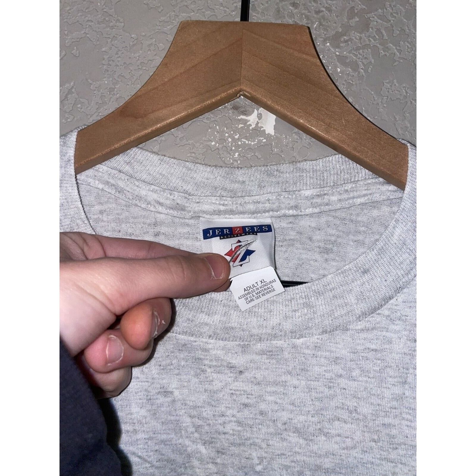 Jerzees Vintage 1999 Shirt The Last Best Class Gray Tee 90s VTG XL Size US XL / EU 56 / 4 - 4 Thumbnail